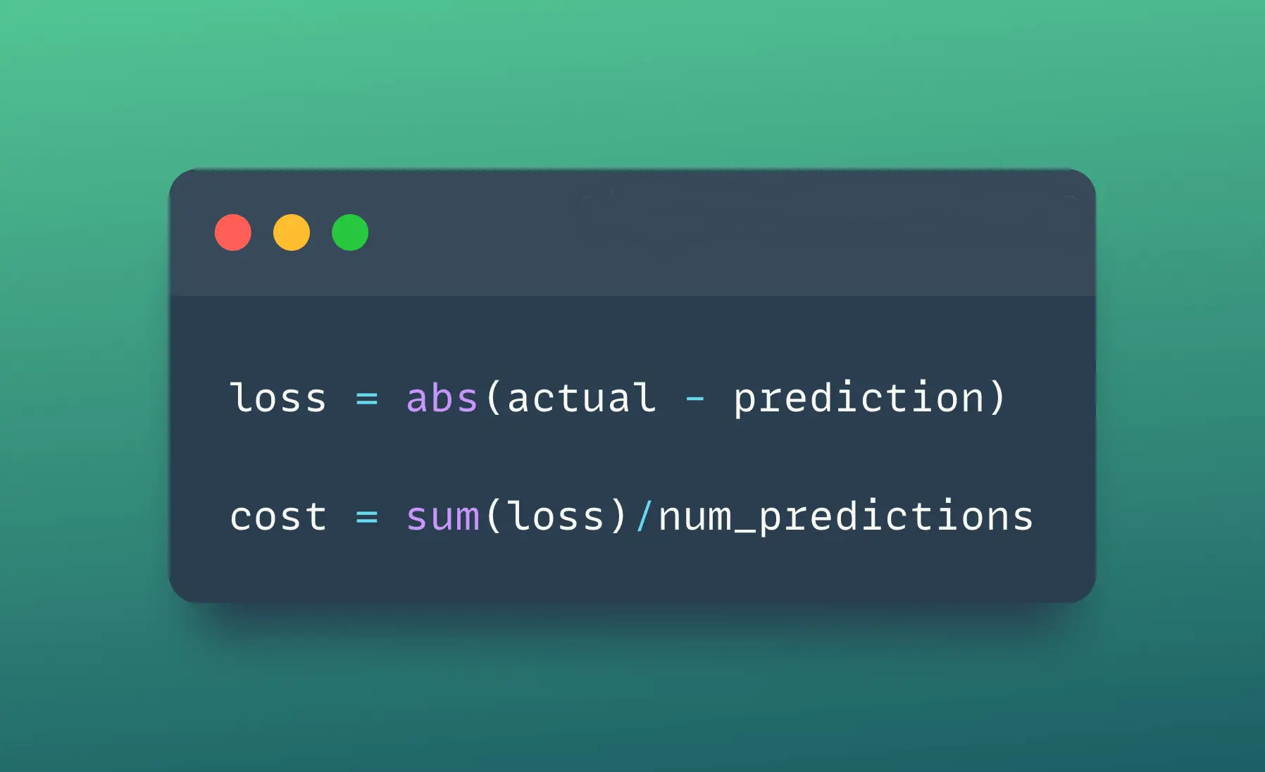 loss vs cost